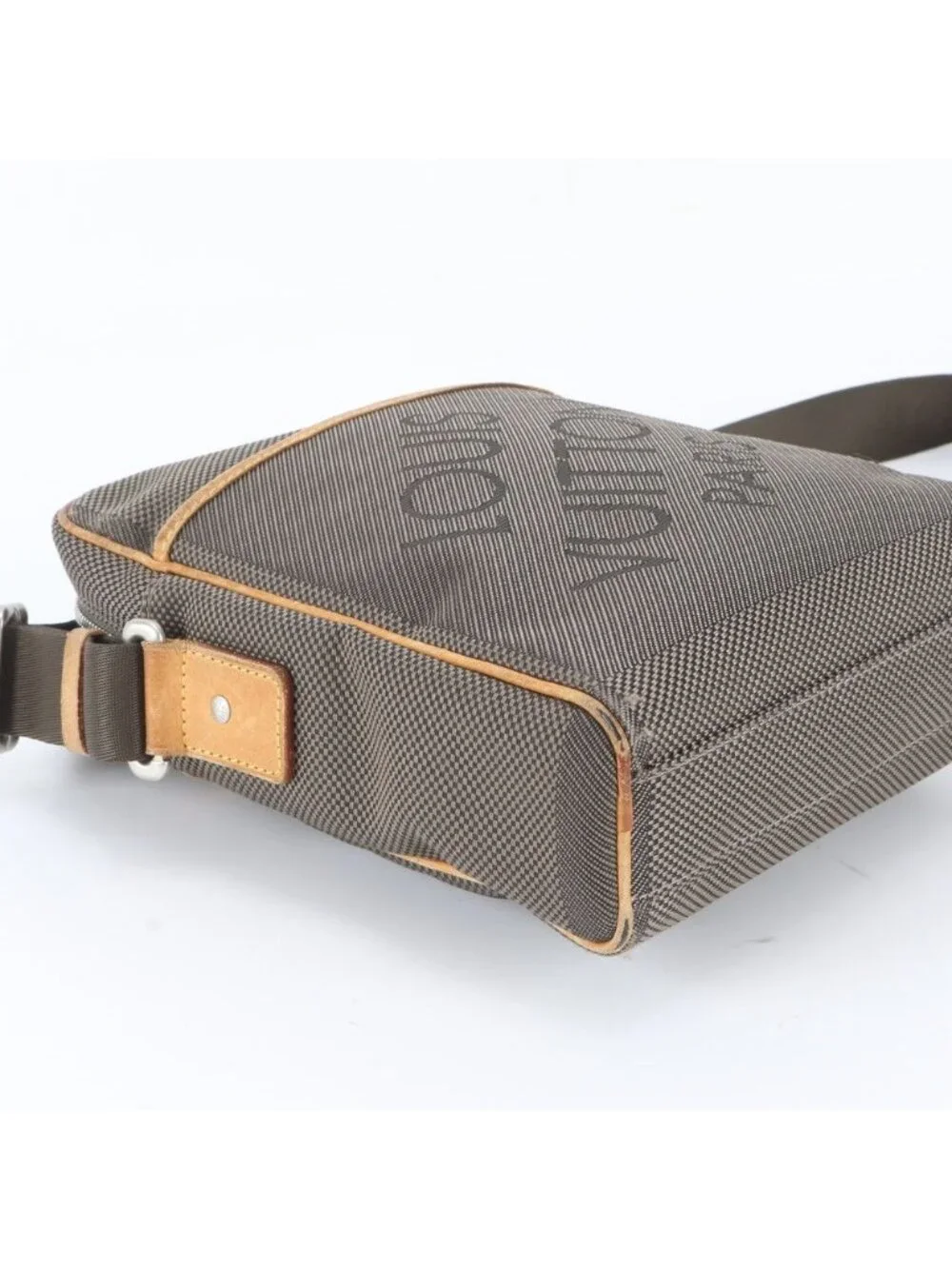 Louis Vuitton Damier Jean Citadin Leather Shoulder Bag Crossbody Messenger